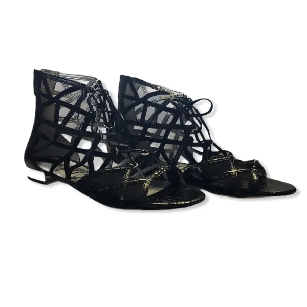 Sam Edelman Black‎ Denver Flat Sandals - Image 3
