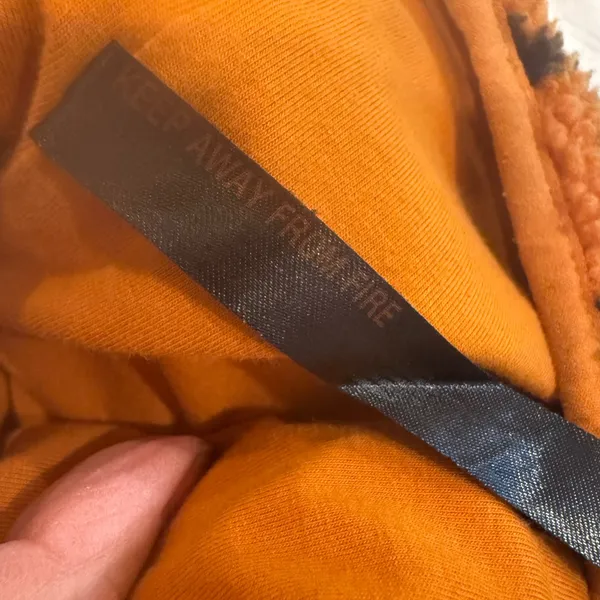 FREE PEOPLE MOVEMENT Rocky Ridge‎ Jacket Fleece size Small Black, Orange Print - Image 12