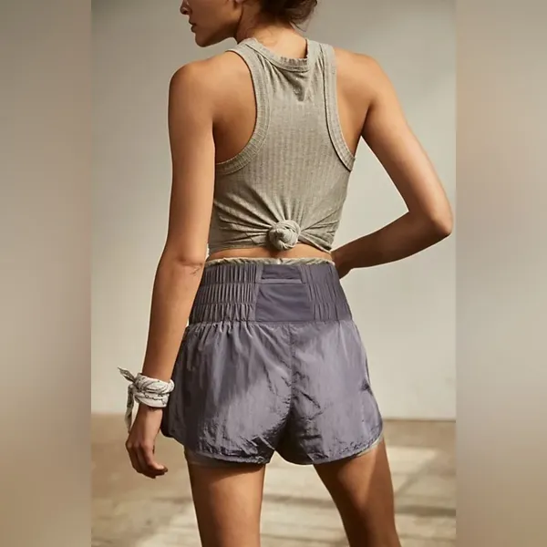 FP Movement The Way Home Shorts | Tik Tok Viral Activewear Running Shorts | Blue - Image 12
