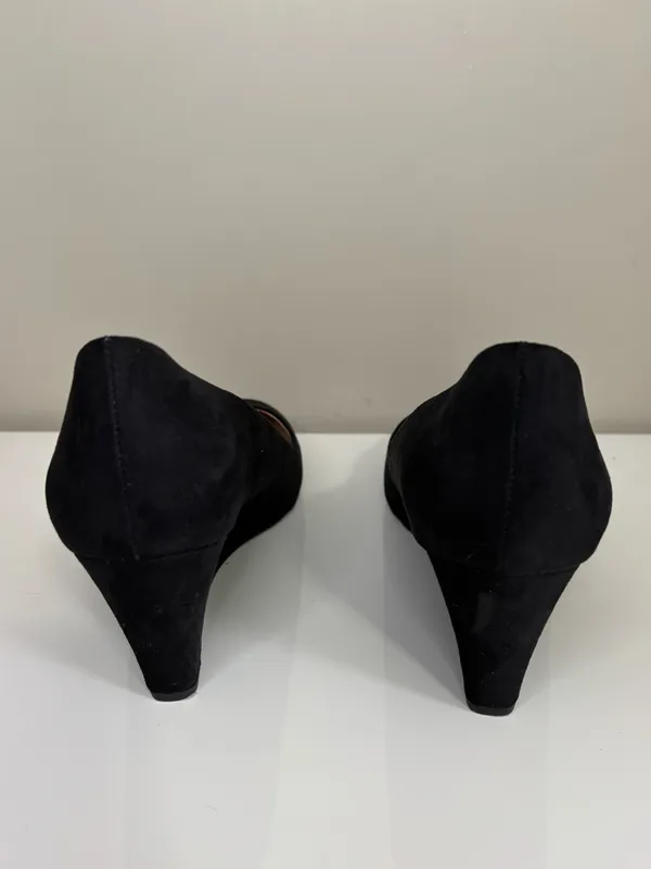 A New Day Classic Suede Wedge Heels - Image 4