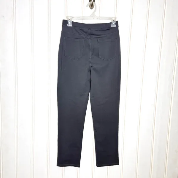 Halara Flex SculptKnit High Waisted Pocket Slim Work Pants Sedona Sage Grey M - Image 10