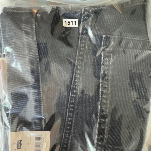 1511 |‎ NWT Levi's High Waisted Cotton Retro Mom Shorts Black Denim Women 18 - Image 12