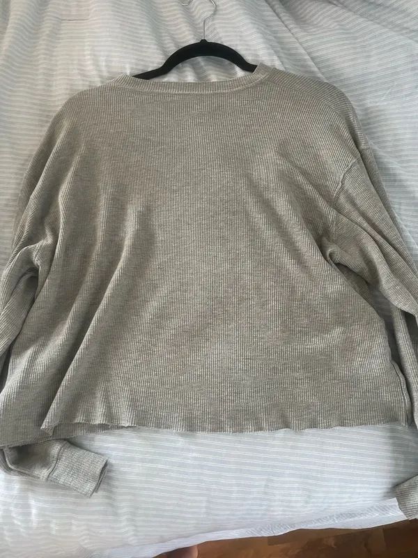 John Galt Waffle Knit Long Sleeve - Image 3