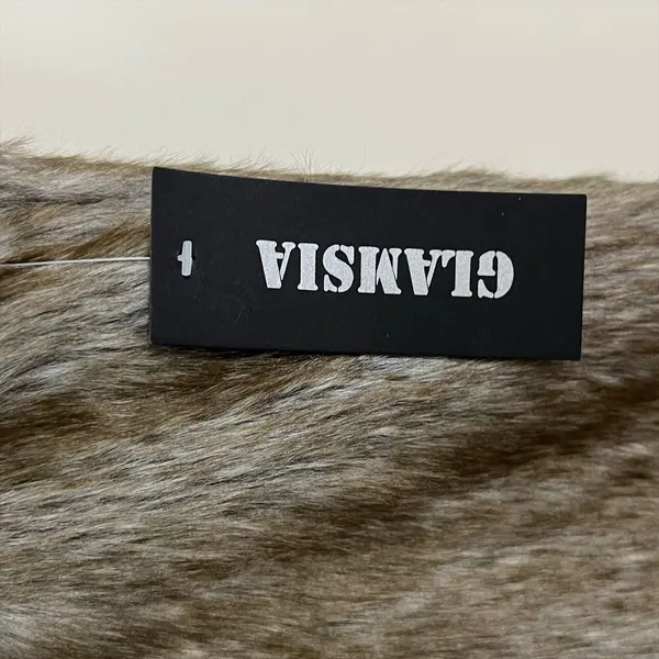 NWT Glamsia Faux Fur Vest in Tan/Brown Size XL - Image 6