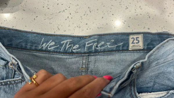 We the free by free people shorts light wash denim cut off shorts - Image 3