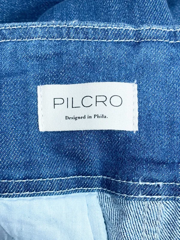 NWT PILCRO Anthropologie Jeans Sz 27 High Rise Wide Leg Trouser Contrast Stitch - Image 10