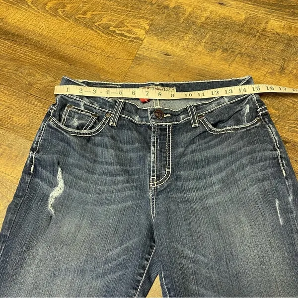 BKE Buckle Drew Denim Capri Jeans Stretch Womens 29 Contrast Stitch Western - Image 3