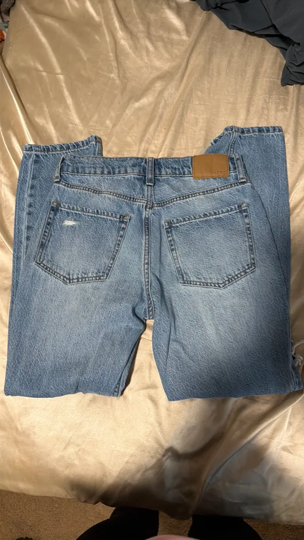 Aeropostale Mom Jeans High-Rise Distressed - Image 3