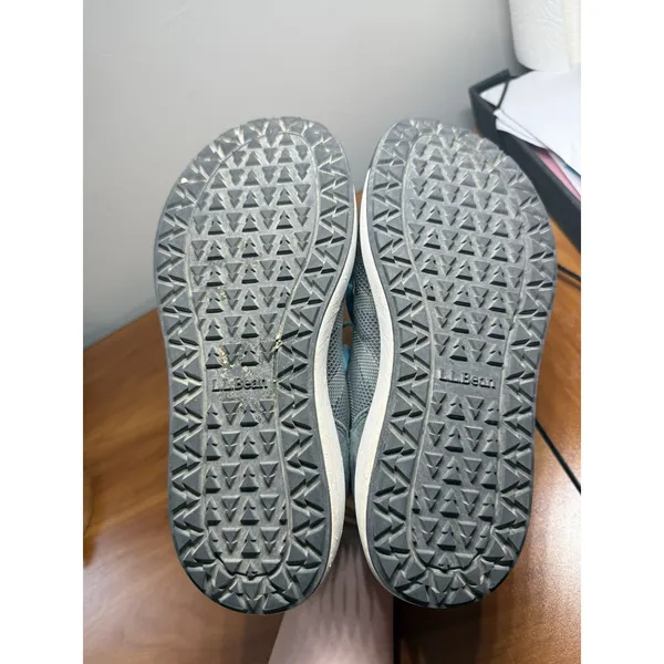 LL Bean Vista Hikers Mid Hiking Shoes Suede Water Repellent Grey Womens Size 8.5 - Image 8