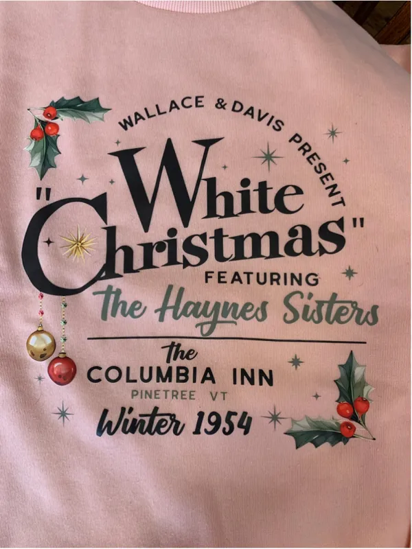 Unbranded White Christmas Sweatshirt Pink XL - Image 3