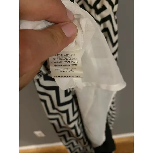 Sugarlips High Low Chevron Dress Size Small - Image 4