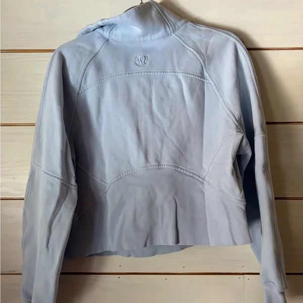 Lululemon Light Blue Half-Zip Pullover for Women - Image 3