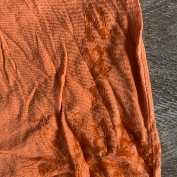 Da-Nang 100% Cotton Orange Skirt Size XS - Image 13