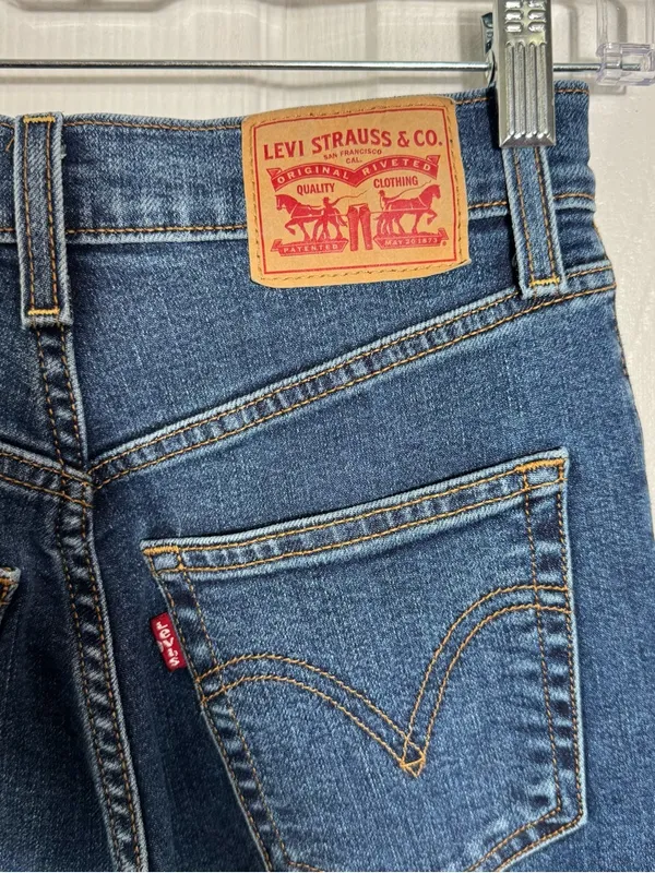 Levi’s Ribcage‎ Straight Leg Jeans Size 26 Medium Wash High Rise Denim - Image 11
