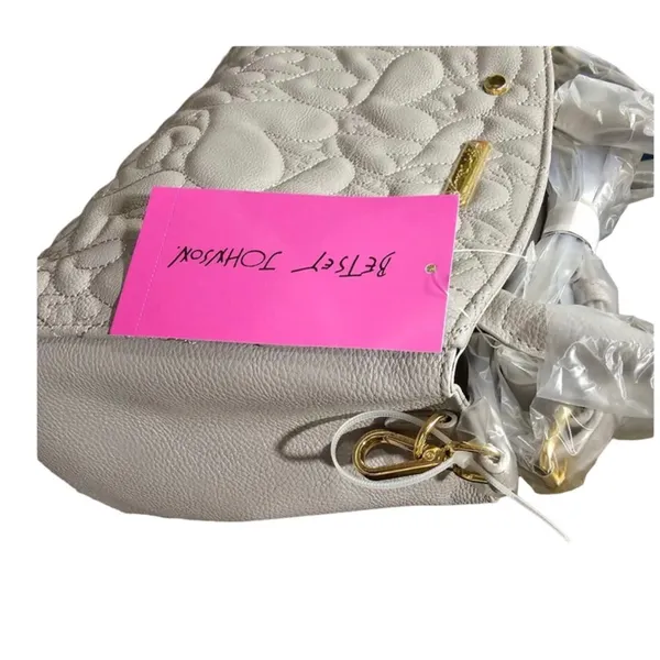 Nwt Betsey Johnson Grey Satchel Purse - Image 8