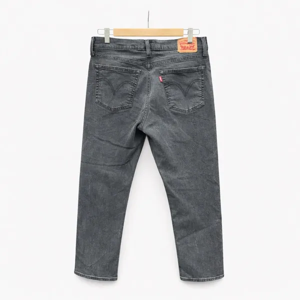 Levi’s Wedgie Straight Jeans Gray High Rise Button Fly 31 - Image 5