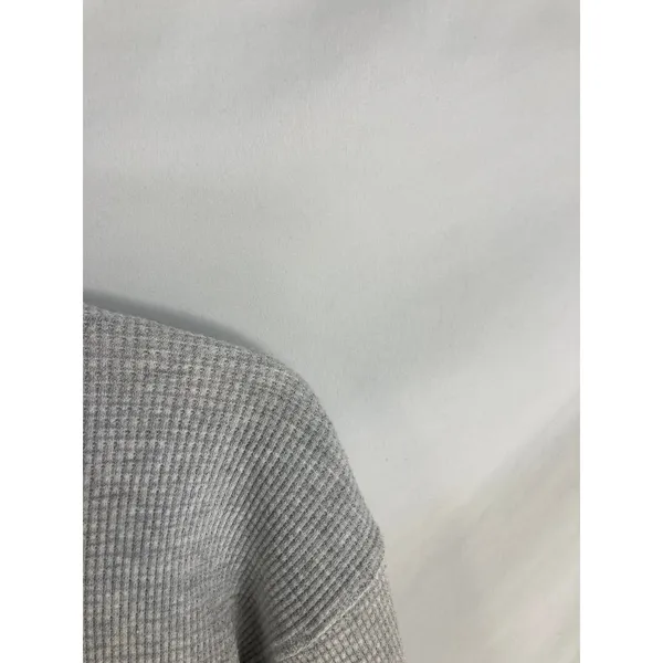Aritzia TNA Grey Waffle Knit Long Sleeve Top size XS - Image 2