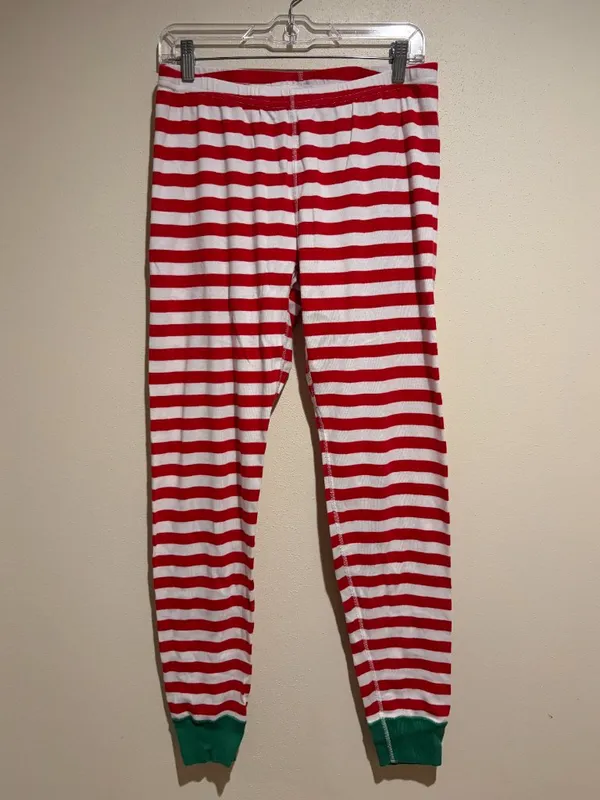 Hanna Andersson Women's Striped Christmas Holiday Long Sleeve & Pants Pajama Set - Image 3