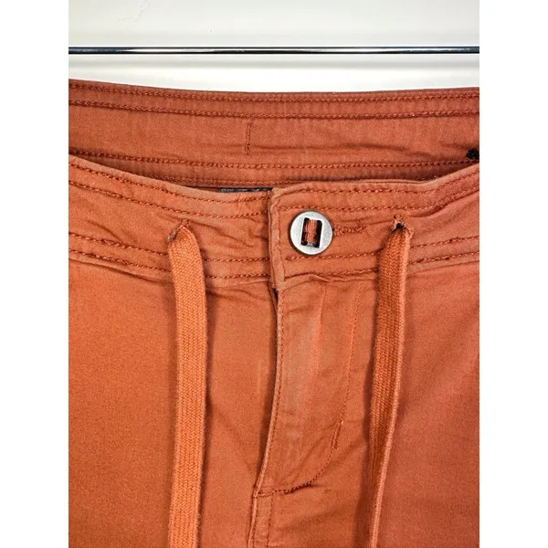 Black Diamond Women's Credo Shorts Size 8 Burnt Orange Cotton Stretch‎ Climbing - Image 7