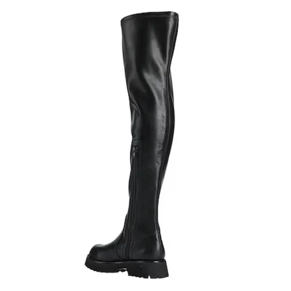 New! Jeffrey‎ Campbell Besos Thigh High Lug Sole Boots Black Sz 9.5 - Image 2