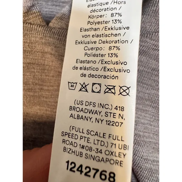 Halara NWT Sleeveless Cropped Hoodie Heather Gray Athletic Tank M - Image 5