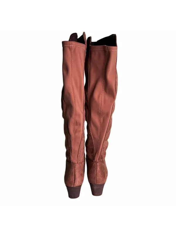 CL by Laundry Women's Over Knee High Tall Wedge Boot Size 7.5 - Image 6