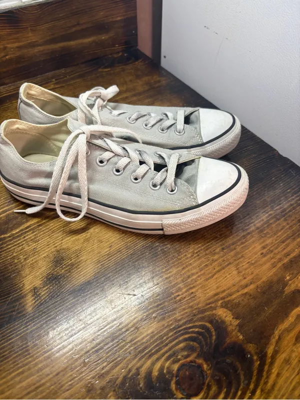 Converse Gray Sneakers W9/M7 - Image 2