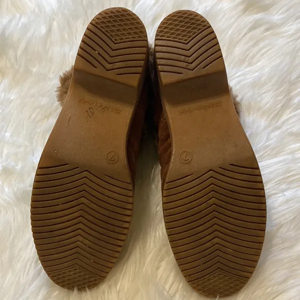 Brown Faux Fur Boots - Image 5