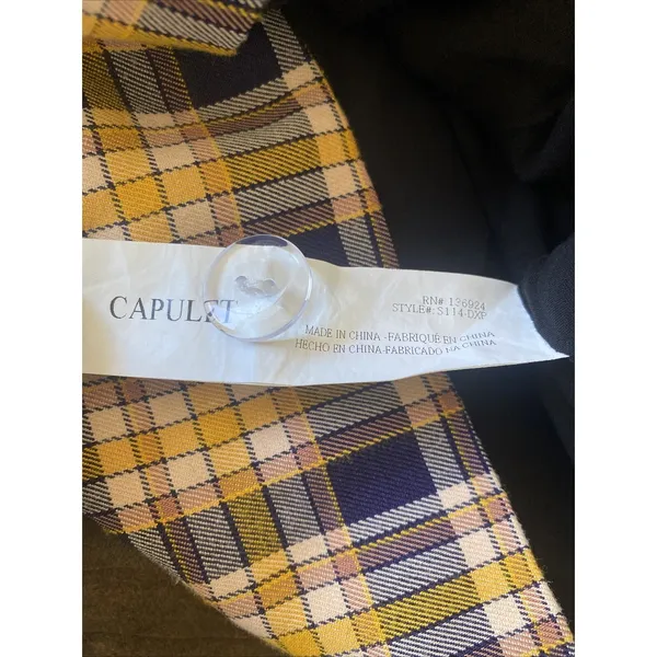 Capulet Belted Plaid Mini Skirt Womens Size XS Yellow Preppy Clueless Revolve‎ - Image 8