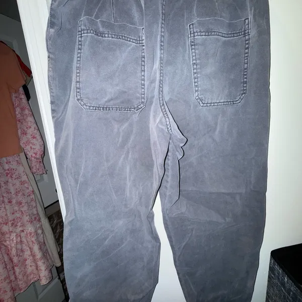 Primark Charcoal Elastic Waist Pants - Image 2