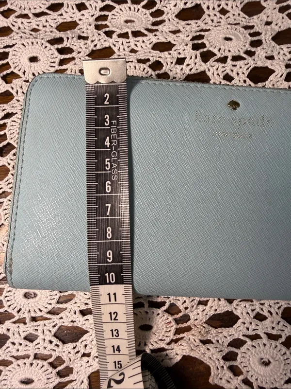 kate spade Light Blue Zip Wallet - Image 8