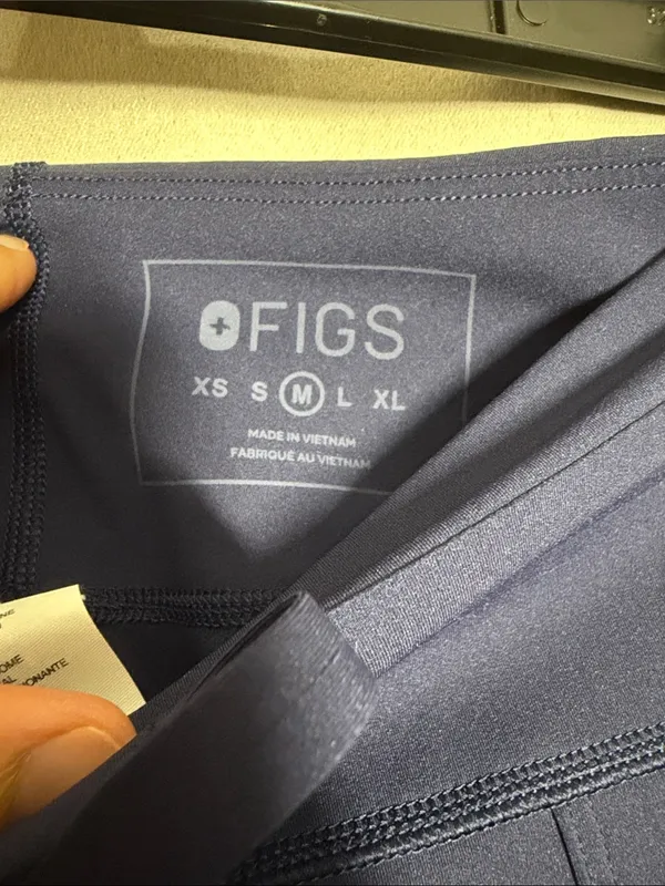 FIGS Ashland High Rise Scrub Legging Navy Blue Medium - Image 5