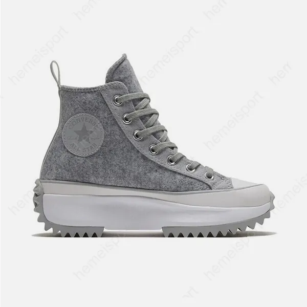Converse Run Star Hike High Black Ice Ash Stone Style No 169438C Size 6.5 - Image 4