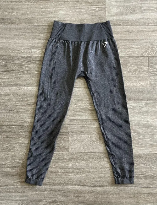 Gymshark vital seamless marl gray legging - large - Image 2