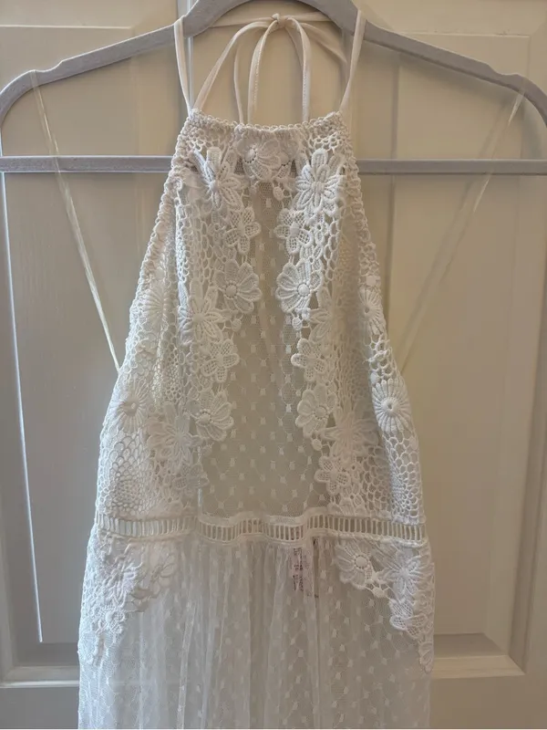 NWT Victoria’s Secret Sheer Lace Maxi Slip - Image 2