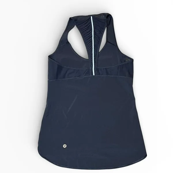 Lululemon Racerback Tank Top Black Athletic Workout Seamless‎ Size XS\Small - Image 2