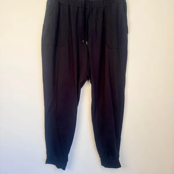 Mondetta Black Joggers with Drawstring Waist Size XL - Image 2