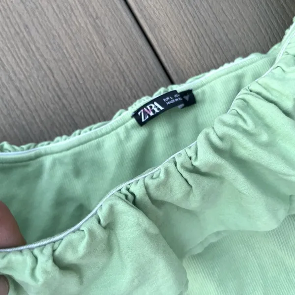 Bundle Deals Only: Zara Tank Top W/ Ruffled Neck‎ Line - Image 3