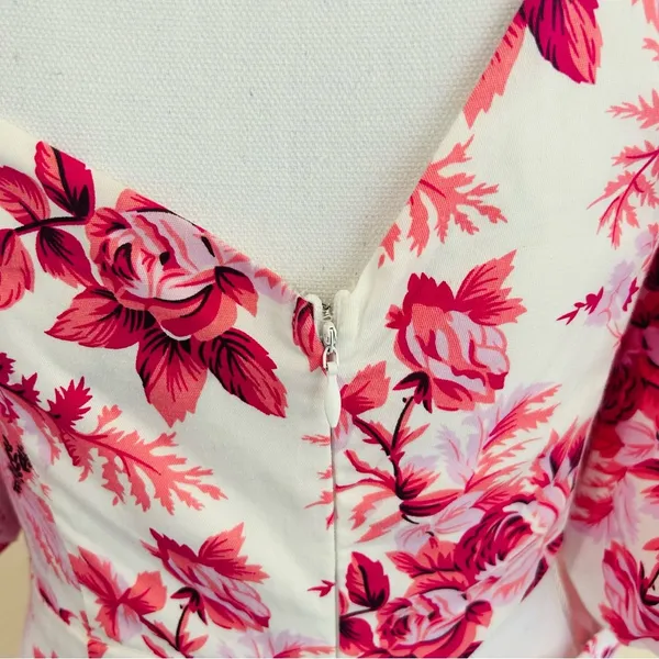 Hello Molly // Sweetest Kind Pink Floral Mini Dress - Image 10