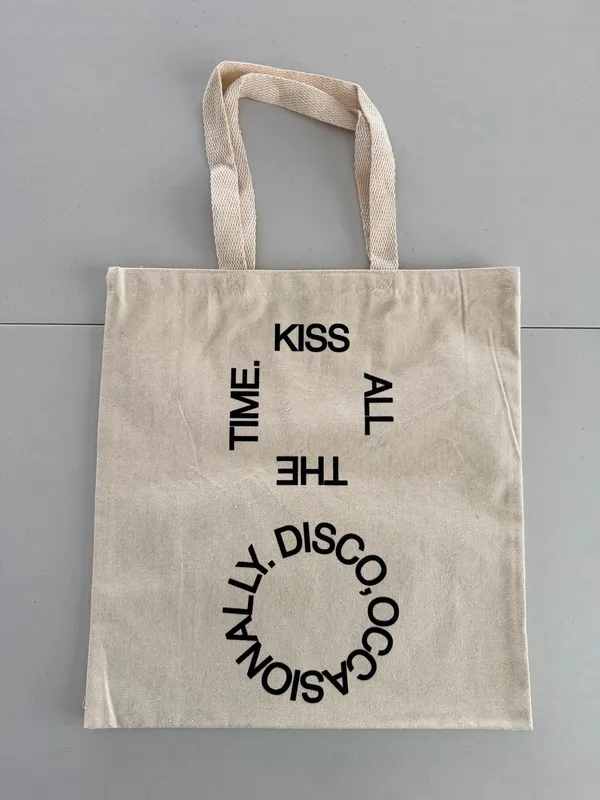 Harry Styles | "Kiss All The Time, Disco Occasionally exclusive pop up shop tote bag - Image 2