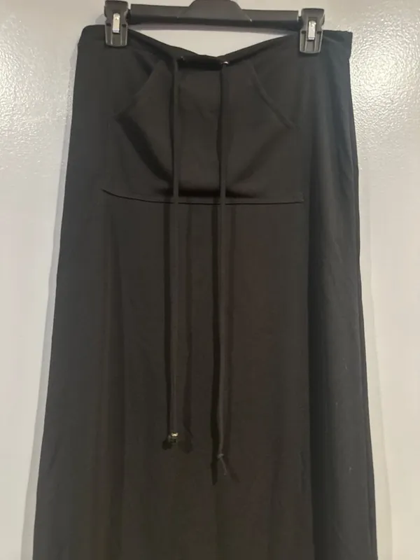 Derek Heart Women's Size M Black Maxi Skirt Y2K Whimsigoth Grunge Festival 2000s - Image 2