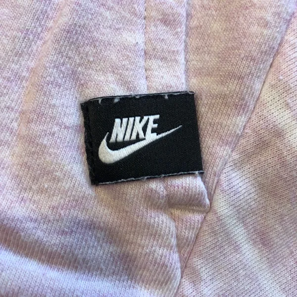 Nike Logo Tank  Sweatshirt Material Pink - Image 6