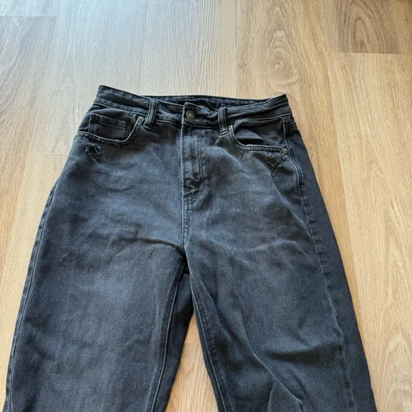 American Eagle Black Mom Straight Jean - Image 3
