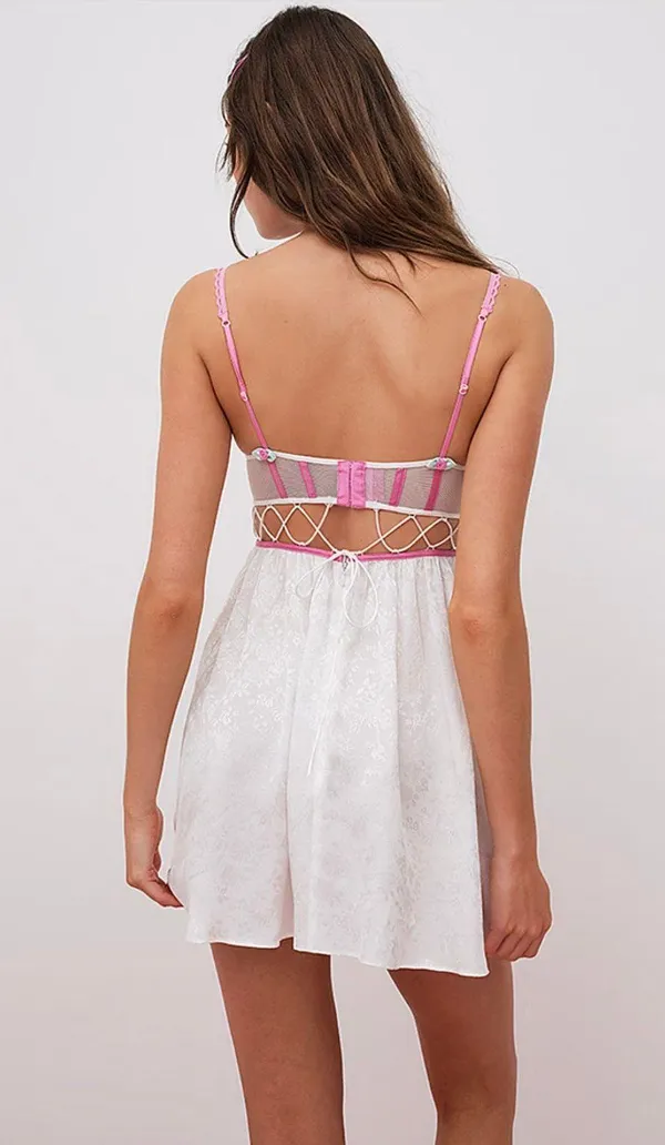 For Love And Lemons Festival Floral Slip Dress - Image 2