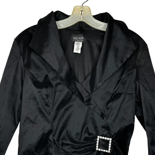 XScape by‎ Joanna Chen Black Formal Top - Image 2