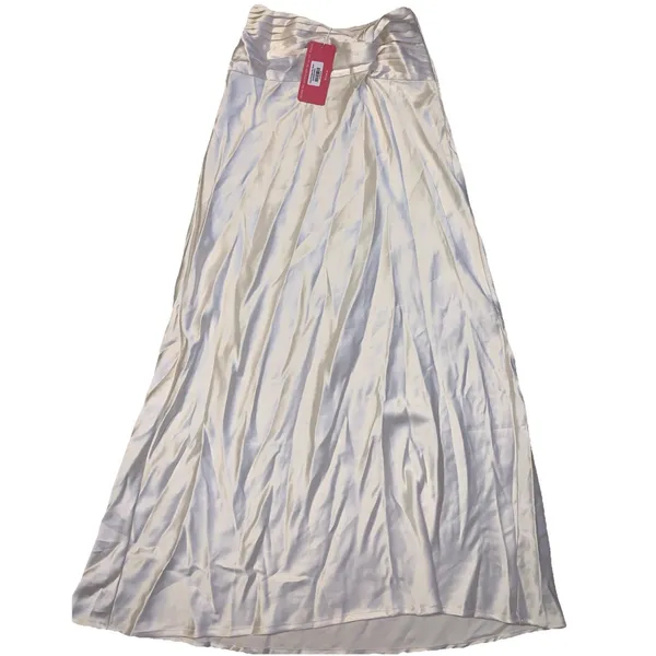 Kaylea Champagne Beginning Boutique Maxi Skirt Size 8 Ivory 0055 - Image 2