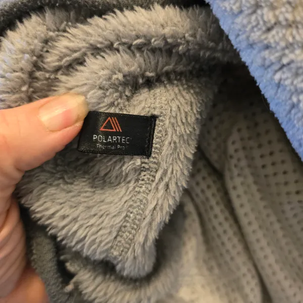 Patagonia Men's Light Gray Half-Zip Fleece Pullover - Image 4
