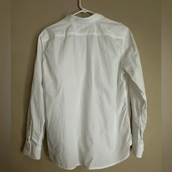 Lauren jeans Co Ralph Lauren White‎ button down Large - Image 7