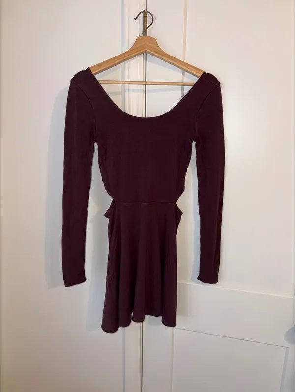 Garage Fit & Flare Mini Dress Women's M Long Sleeve Medium - Image 3