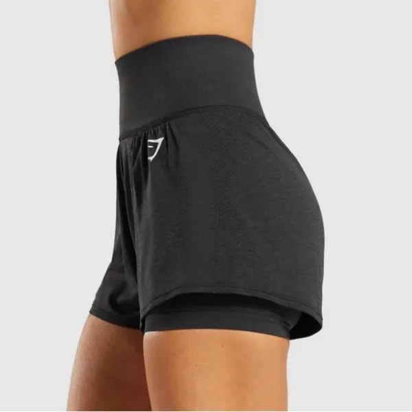 Gymshark We Do Gym Viral Seamless 2.0 2 in 1 Stretchy Layered Running Shorts - Image 7